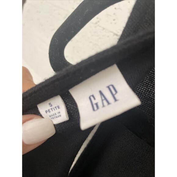 Gap Tank, Tie, Low Back, Black, Petite Small - Picture 3 of 4